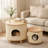 Multifunctional Woven Sisal Cat House – Side Table or Stool