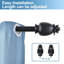Tringle à rideaux simple réglable 1 po Bertita-492987616-492987628