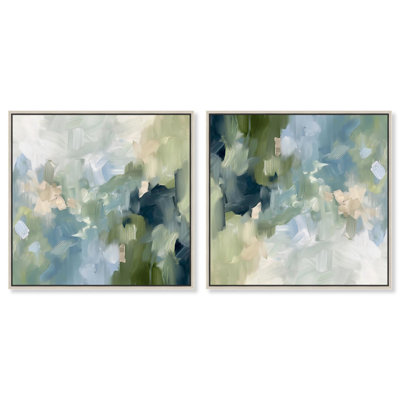 «Minted Brush Set Canvas» par Art Remedy