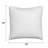 Sunbrella Square Weather Resistant Outdoor Pillow Cover and Insert-763768085-746276889