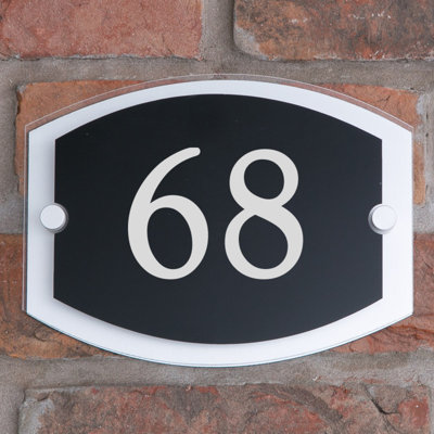 Sigfried 15cm H Plastic House Number