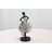 Cole And Grey Resin Dancer Decorative Sculpture With Silver Dress