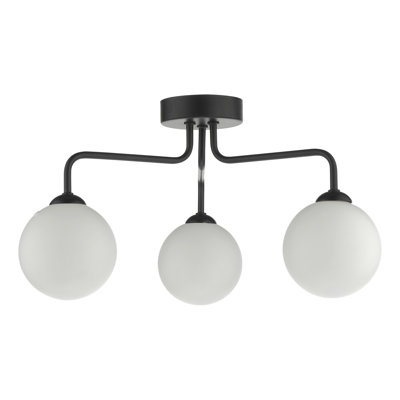 FEYA 3LT SEMI FLUSH GLS