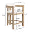 Tabourets de bar rembourrés 26 po Evesham-944869059