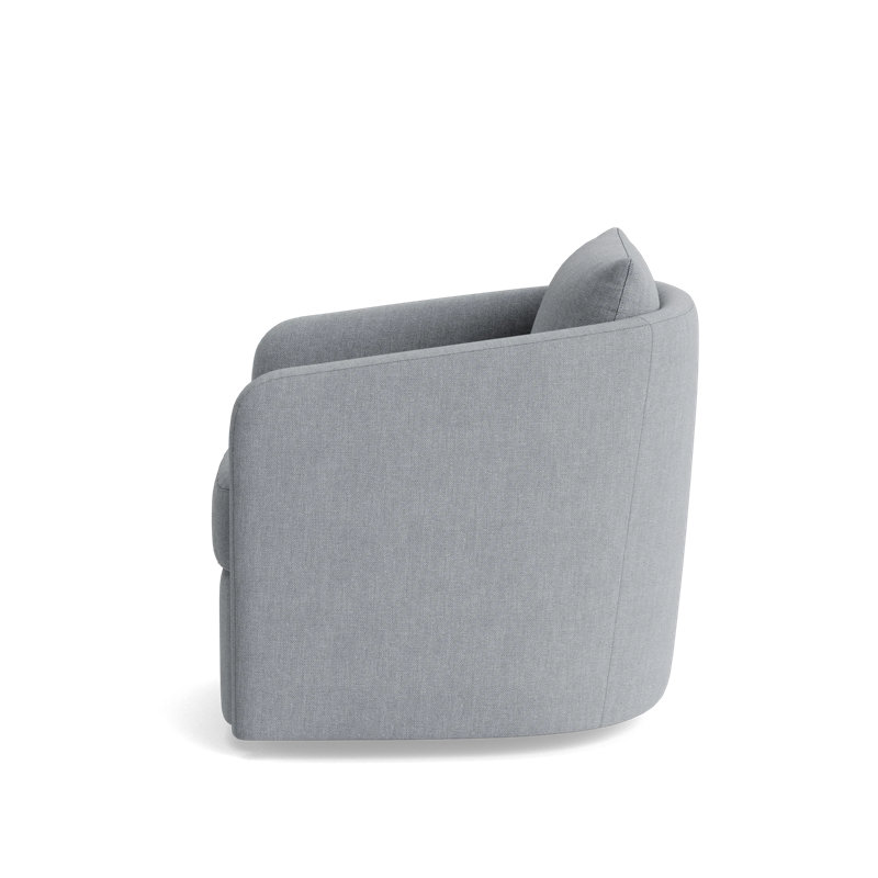 Astrid Swivel Chair, Performance Weave - Zinc
