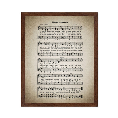 Blessed Assurance Hymnal Sheet