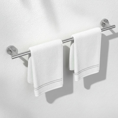 Porte-serviettes de salle de bain 24 po, porte-serviettes mural en acier inoxydable SUS304 avec quincaillerie de fixation