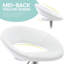 Tabouret de bar rotatif à hauteur ajustable avec structure en métal Mells-1014148525-1031421166