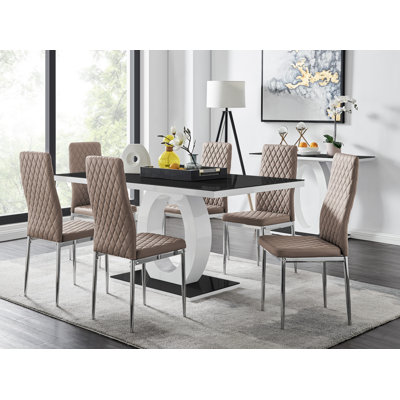 Eubanks Dining Set with 6 Chairs