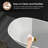 63" Marble-pattern Solid Surface Freestanding Soaking Tub