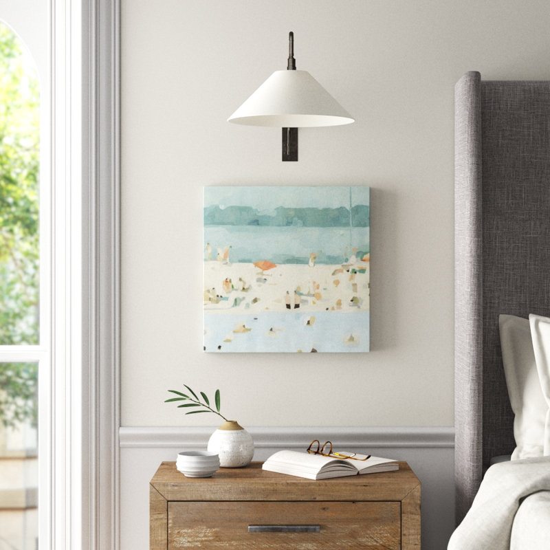 Sea Sandbar II by Emma Scarvey - Wrapped Canvas Painting, 51cm H x 51cm W