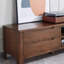 Meuble télé rétro en bois massif simple