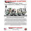 Roulettes pivotantes en caoutchouc thermoplastique avec frein