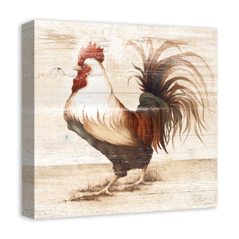 « regal coq », impression sur toile