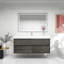 Ensemble de meuble-lavabo mural simple l 59 po Jaydelyn-821587516