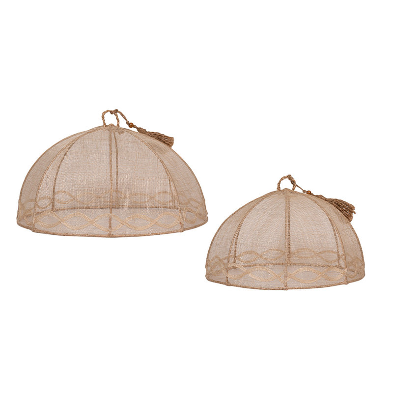 Tuileries Garden Mesh Round Food Cover Set Of 2 Pieces