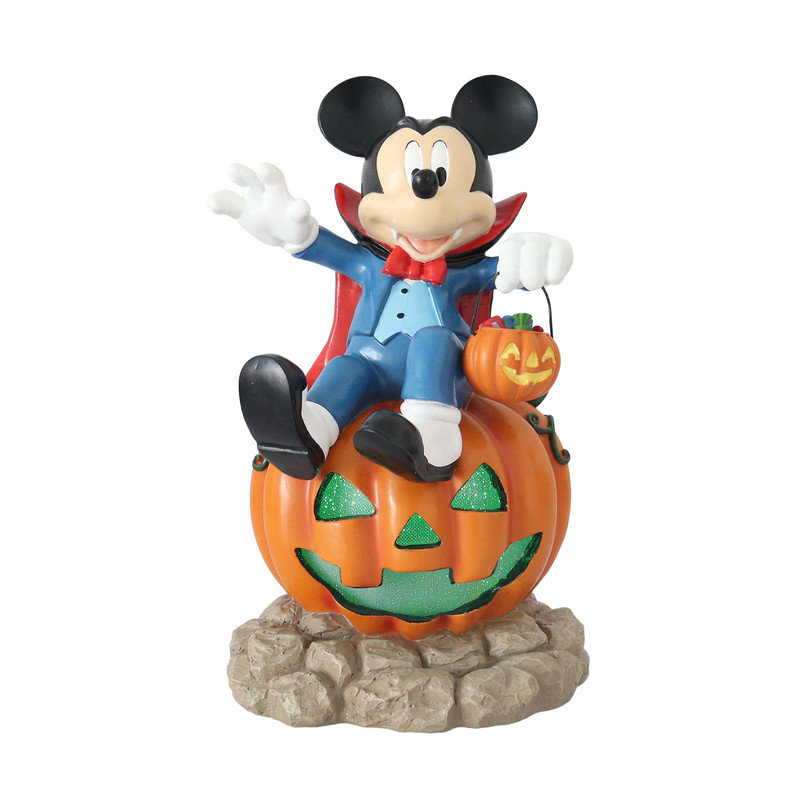 12,4 "H Mickey Vampire sur citrouille-lanterne, Mickey Mouse