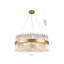 Lustre rond en verre 18 lumières Transitional-48402963