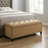 Brown Storage Bench-1104562617