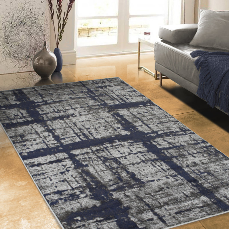 Abstract Indoor Rug, Rectangle 8' x 10'