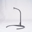 Lit à balançoire pour chat de 30 po avec support et coussin, fauteuil à œufs en osier de rotin, lit à balançoire suspendu pour chats, petits chiens et petits animaux.