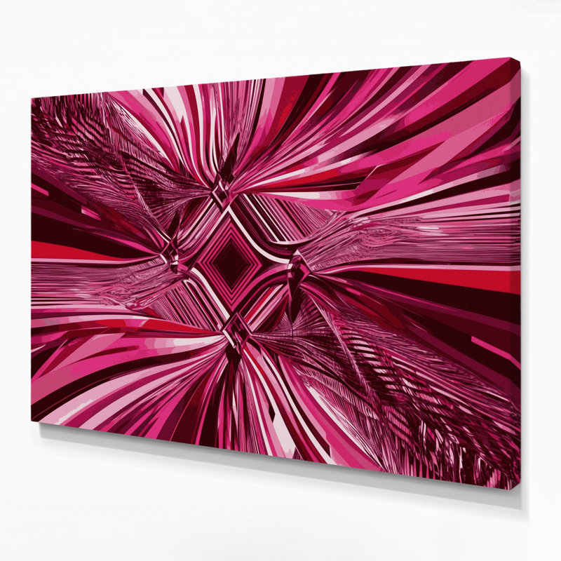 Art mural sur toile Op Art 52, H 11 po x l 14 po