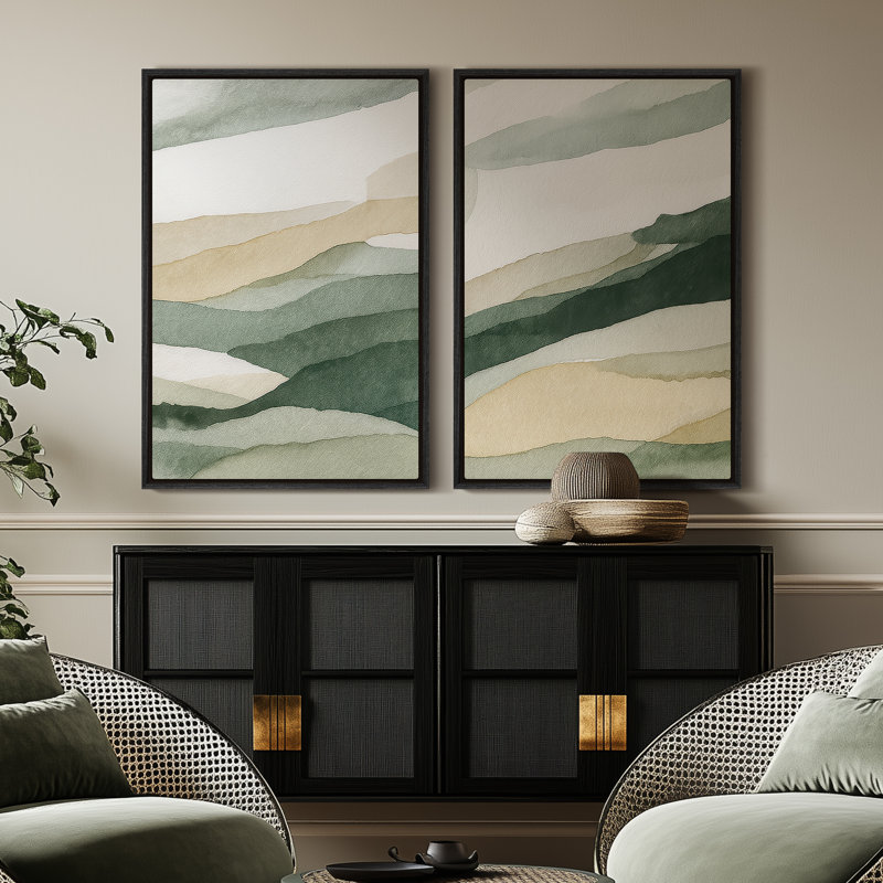 Art mural encadré sur toile, impressions murales abstraites rétro 24 "x 36", H 36 po x l 24 po, Noir