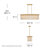 Artisanal 40.25 in. Five-Light Beaded Linear Chandelier