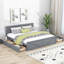 Lit plateforme avec tiroirs de rangement et pieds de soutien Avelina-437698302-419958715