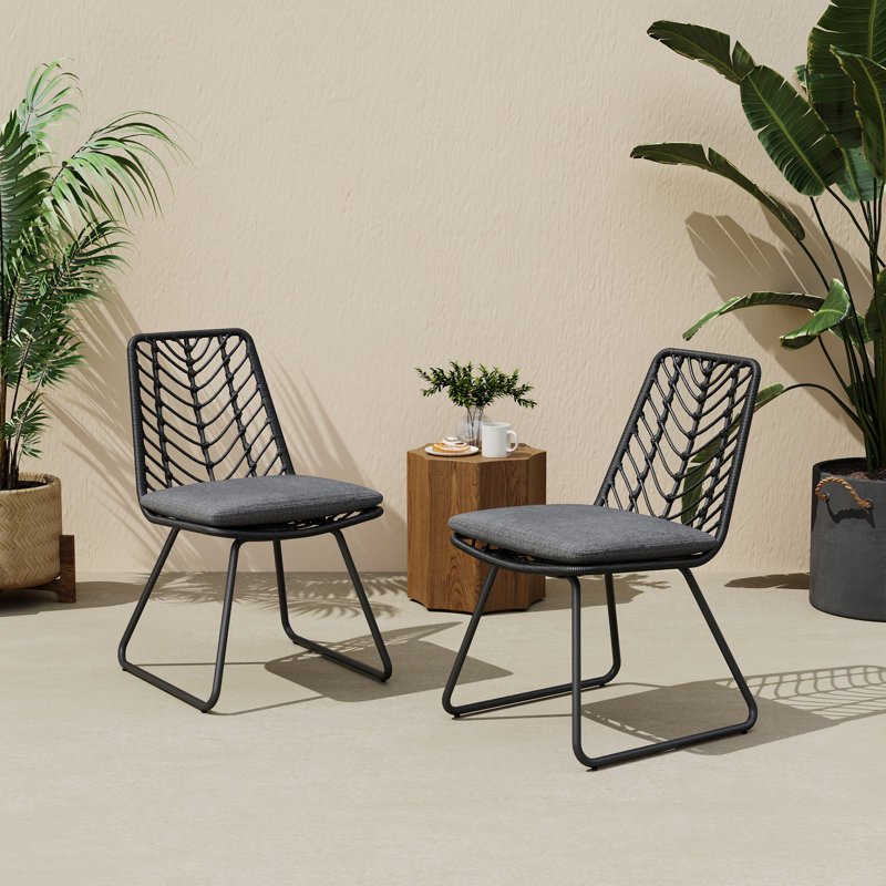 CHAIR,2PCS with 2 Cushions