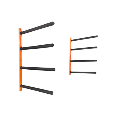 Wall Kayak Storage Rack, 4-Capacity Wall Mounted Kayak Holders for Kayak Canoe Paddle Board, Kayak Storage Hooks with Adjustable Padded Arms, 400 LBS Load Kayak Hanger for Indoor Outdoor Garage