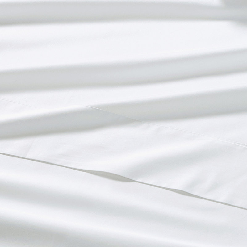 425 Sheets DKNY Cotton Sateen Sheet Set, Queen Sheet Set, White