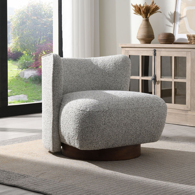Chaise d'appoint en tweed