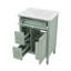 Meuble-lavabo de 24 po avec lavabo, comprenant un tiroir rabattable et deux tiroirs standard, tablette réglable-120332067