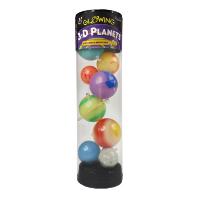 Planètes 3D brillantes