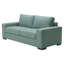 Canapé à 2 bras Modena - options de tissu sur mesure, canapé classique à 2 bras - bleu Leslie Robins - vert écume de mer - tissu