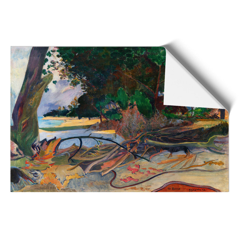 The Hibiscus Tree by Paul Gauguin - No Frame Painting, 42cm H x 59cm W x 0.1cm D