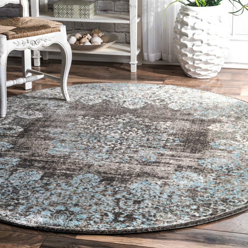 Lundquist Oriental Area Rug, Round 183cm
