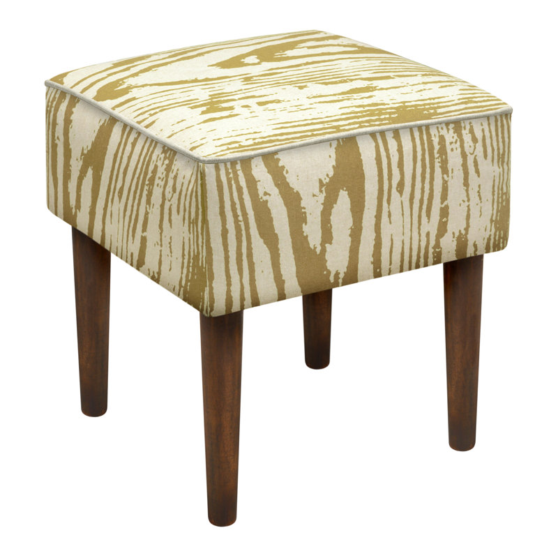 Solid + Manufactured Wood Accent Stool
