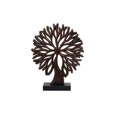 Arbre en bois sur base