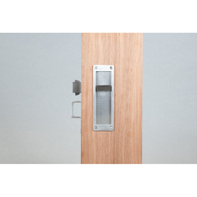 Stainless Steel Pocket Door Hardware, Satin Stainless Steel