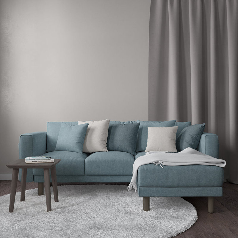 Tissu en chenille Abbeyshea Hawthorne par The Yard, Capri