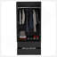 Armoire ferme, chambre à coucher, noir-864424642