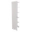 Armoire autoportante en lin Urano avec 5 tablettes ouvertes et 1 porte avec 4 tablettes-1691595207