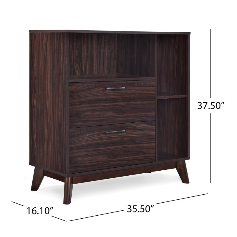 Armoire d'appoint Bara, Brun