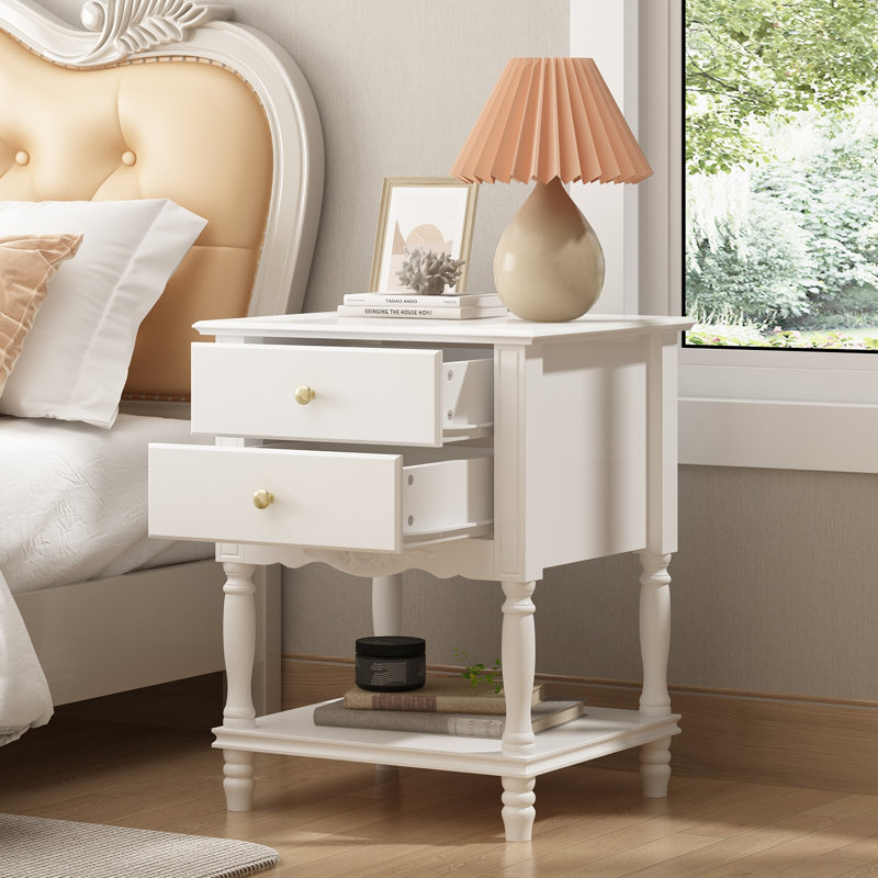 19.7'' W Nightstand, White