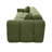 3-Seater Sofa with 2 Pillows (Green)