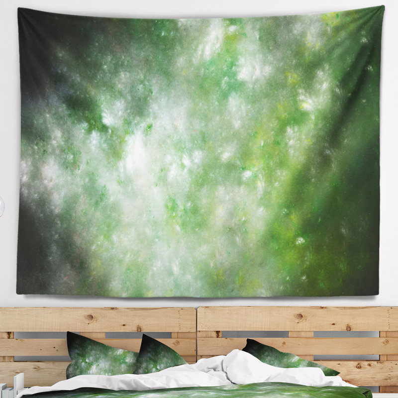 Tapisserie bleu ciel starry abstract blur, H 78 po x l 92 po