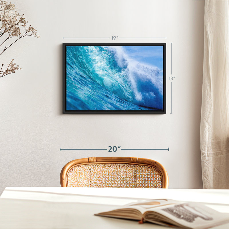 Nicaragua Ocean Wave Canvas Print, 13" H x 19" W