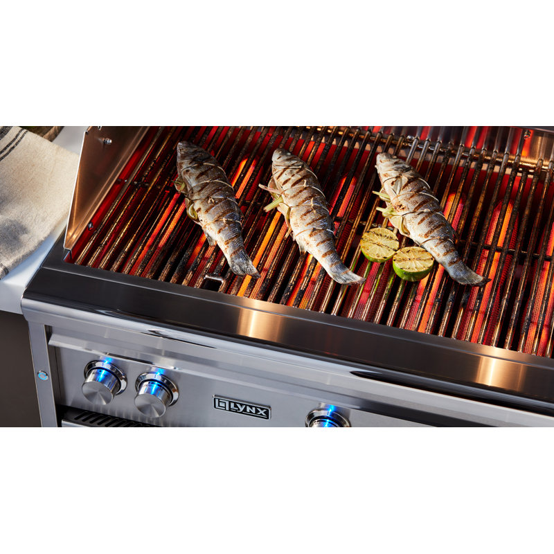 3-Burner Built-In Convertible Gas Grill, Natural Gas